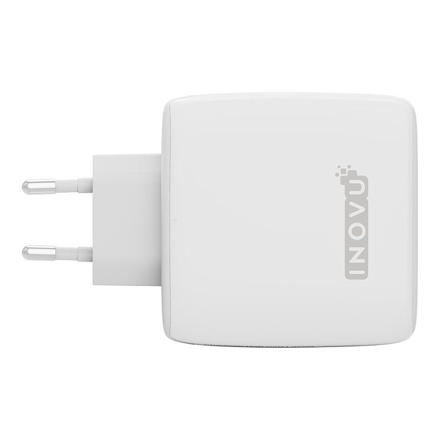 MN0006021307 INOVU Chargeur Secteur 100W 3 en 1 (USB-A + 2 x USB-C) Power Delivery, GaN prix maroc- Smartmarket.ma
