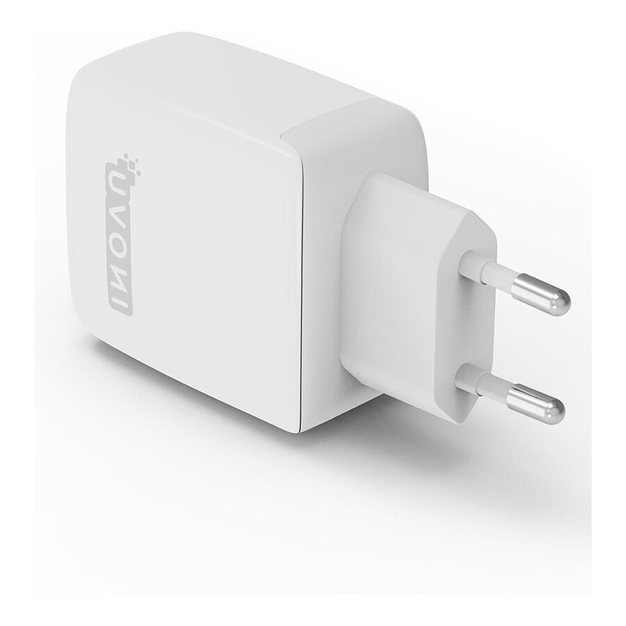 MN0006021371 INOVU Chargeur Secteur 65W 2 en 1 (USB-A + 1 x USB-C) Power Delivery, GAN prix maroc- Smartmarket.ma