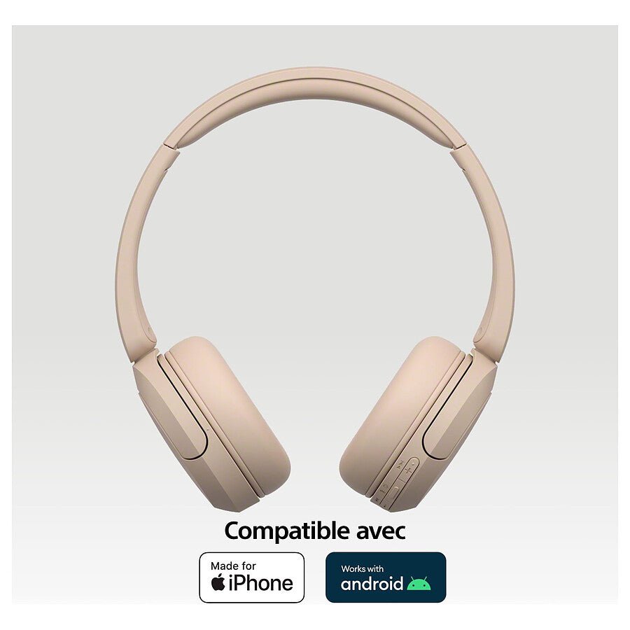 MN0006025663 Sony WH-CH520 Beige prix maroc- Smartmarket.ma