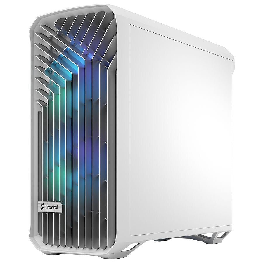 MN0006032333 Fractal Design Torrent White TG RGB - Blanc prix maroc- Smartmarket.ma