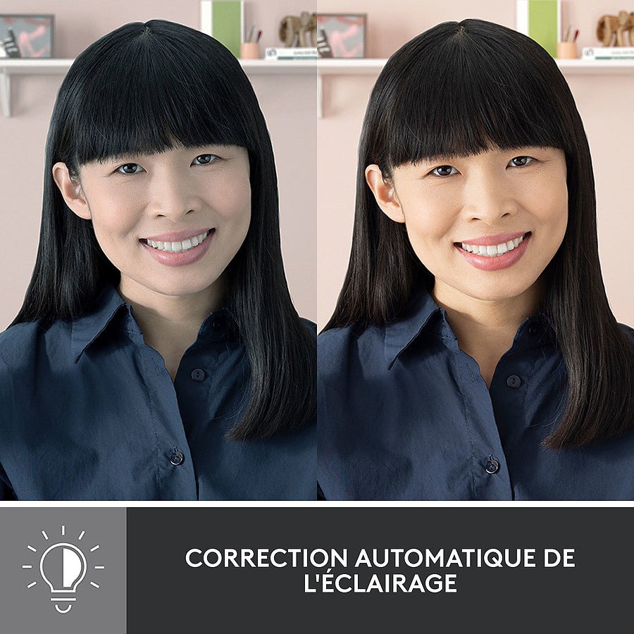 Logitech Brio 300 - Rose prix maroc- Smartmarket.ma