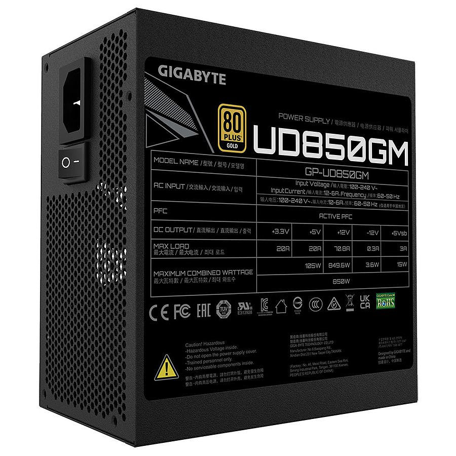 Gigabyte UD850GM - Gold prix maroc- Smartmarket.ma