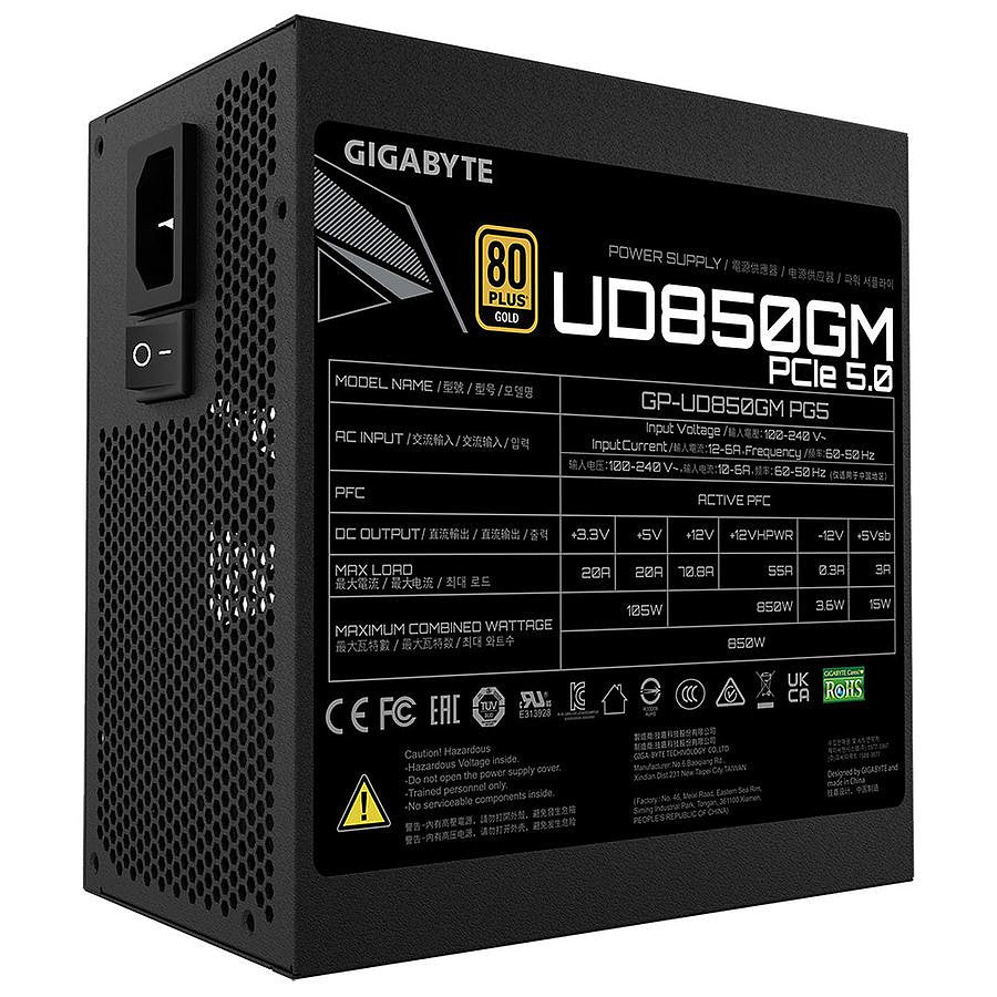 Gigabyte UD850GM PG5 - Gold prix maroc- Smartmarket.ma