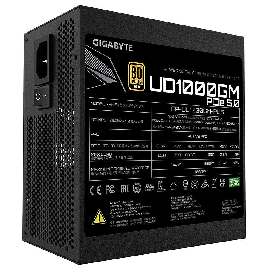 Gigabyte UD1000GM PG5 - Gold prix maroc- Smartmarket.ma