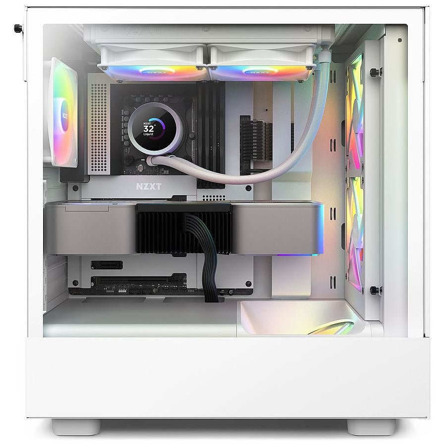 MN0006041998 NZXT Kraken 240 RGB - Blanc prix maroc- Smartmarket.ma