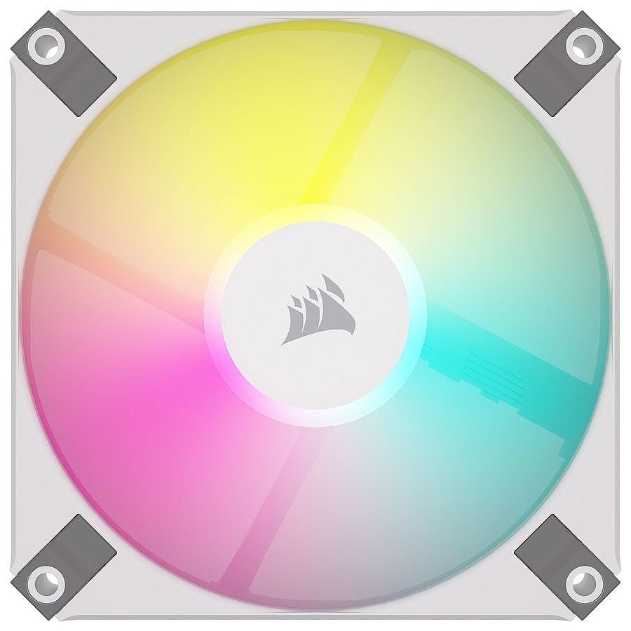 MN0006042743_0006042756 Corsair AF120 RGB Slim Dual Pack - Blanc prix maroc- Smartmarket.ma