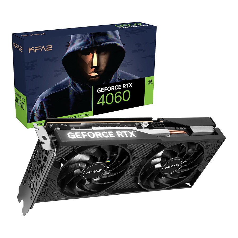 MN0006047723 KFA2 GeForce RTX 4060 Black (1-Click OC) prix maroc- Smartmarket.ma