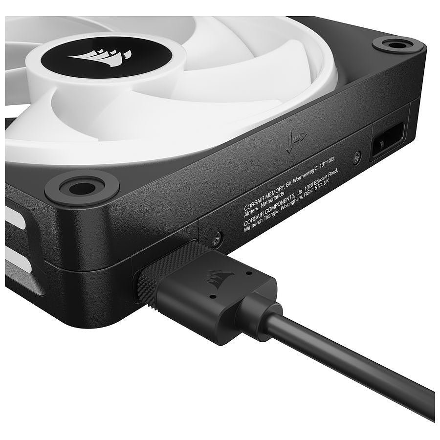MN0006049649 Corsair QX120 ICUE Link Expansion kit - Noir prix maroc- Smartmarket.ma
