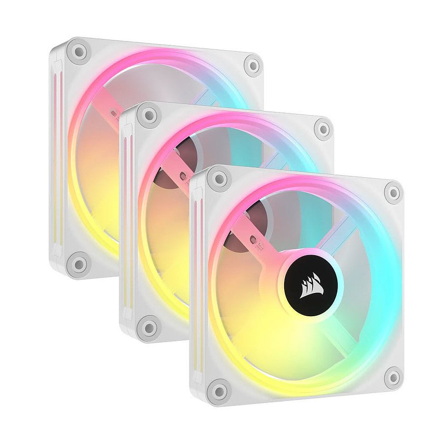 MN0006049763 Corsair QX120 ICUE Link Starter kit - Blanc prix maroc- Smartmarket.ma