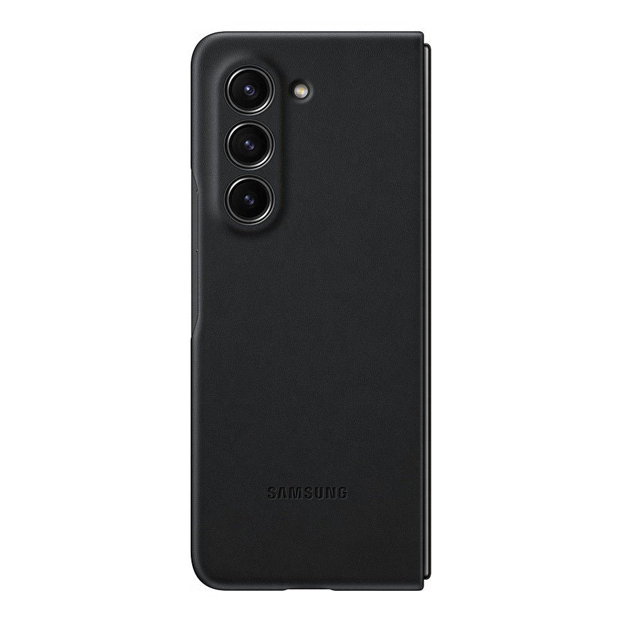 Samsung Étui noir en éco-cuir - Galaxy Z Fold5 prix maroc- Smartmarket.ma