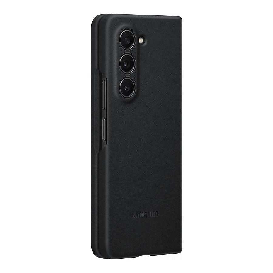 MN0006054346 Samsung Étui noir en éco-cuir - Galaxy Z Fold5 prix maroc- Smartmarket.ma