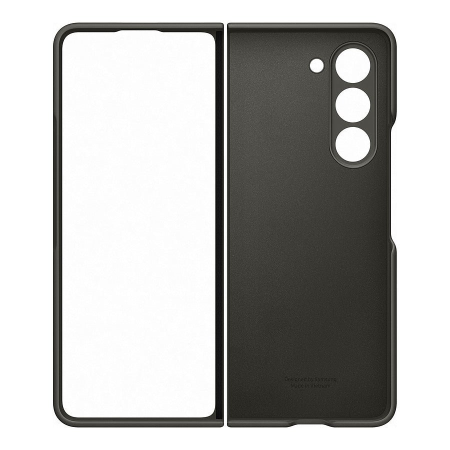 MN0006054348 Samsung Étui noir en éco-cuir - Galaxy Z Fold5 prix maroc- Smartmarket.ma