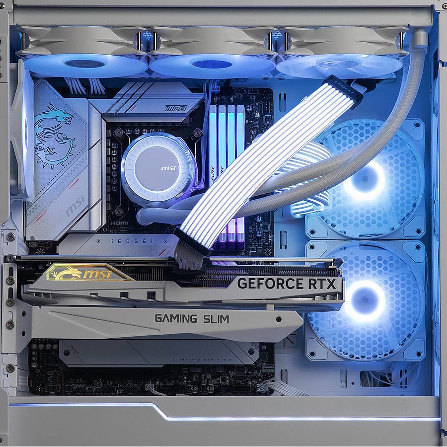 MSI GeForce RTX 4070 GAMING X SLIM WHITE 12G prix maroc- Smartmarket.ma