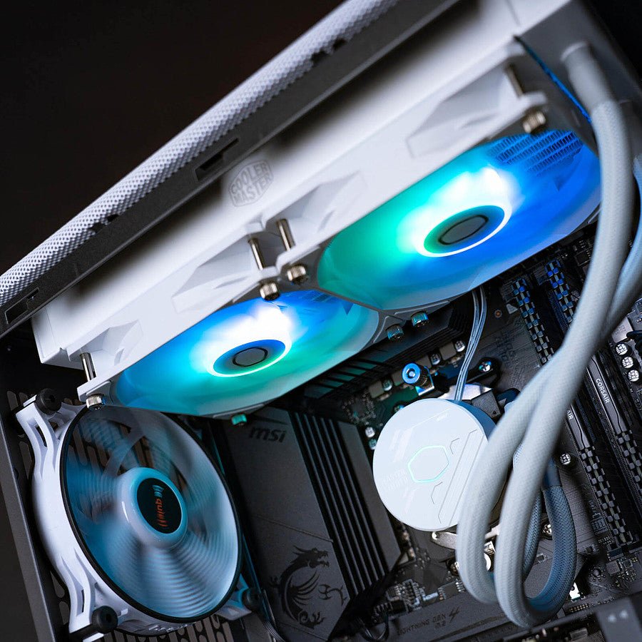 MN0006059278 Cooler Master MasterLiquid ML240 Core ARGB - Blanc prix maroc- Smartmarket.ma