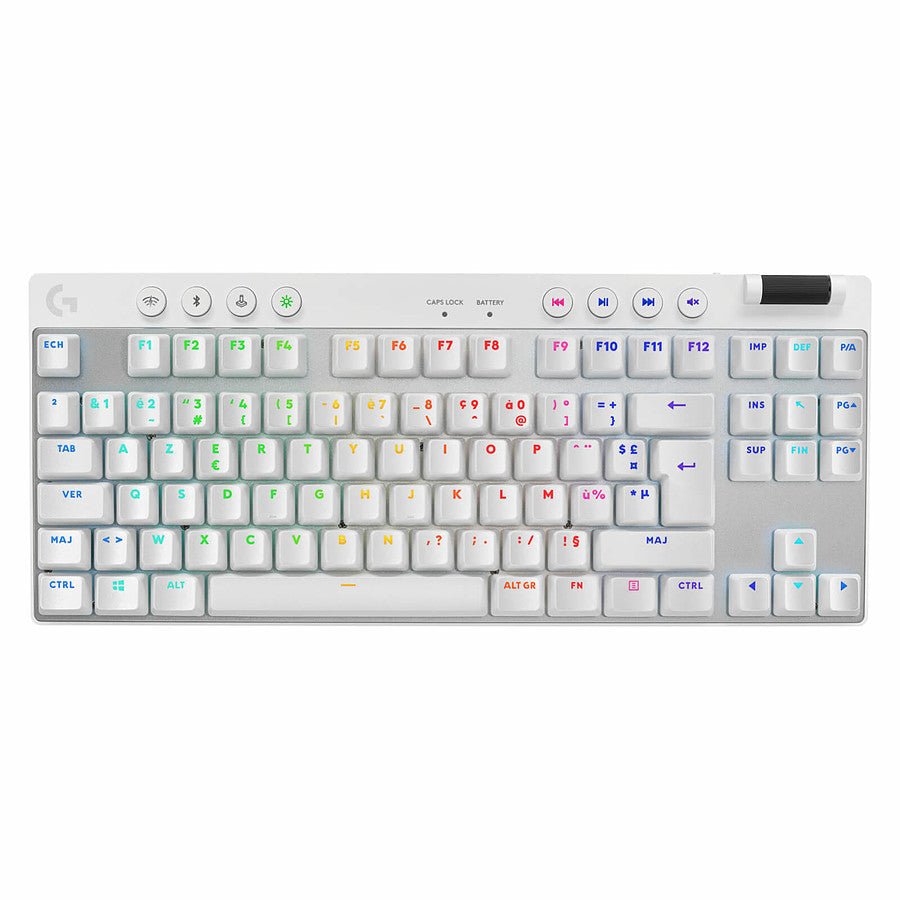 Logitech G Pro X TKL - GX Brown - Blanc prix maroc- Smartmarket.ma