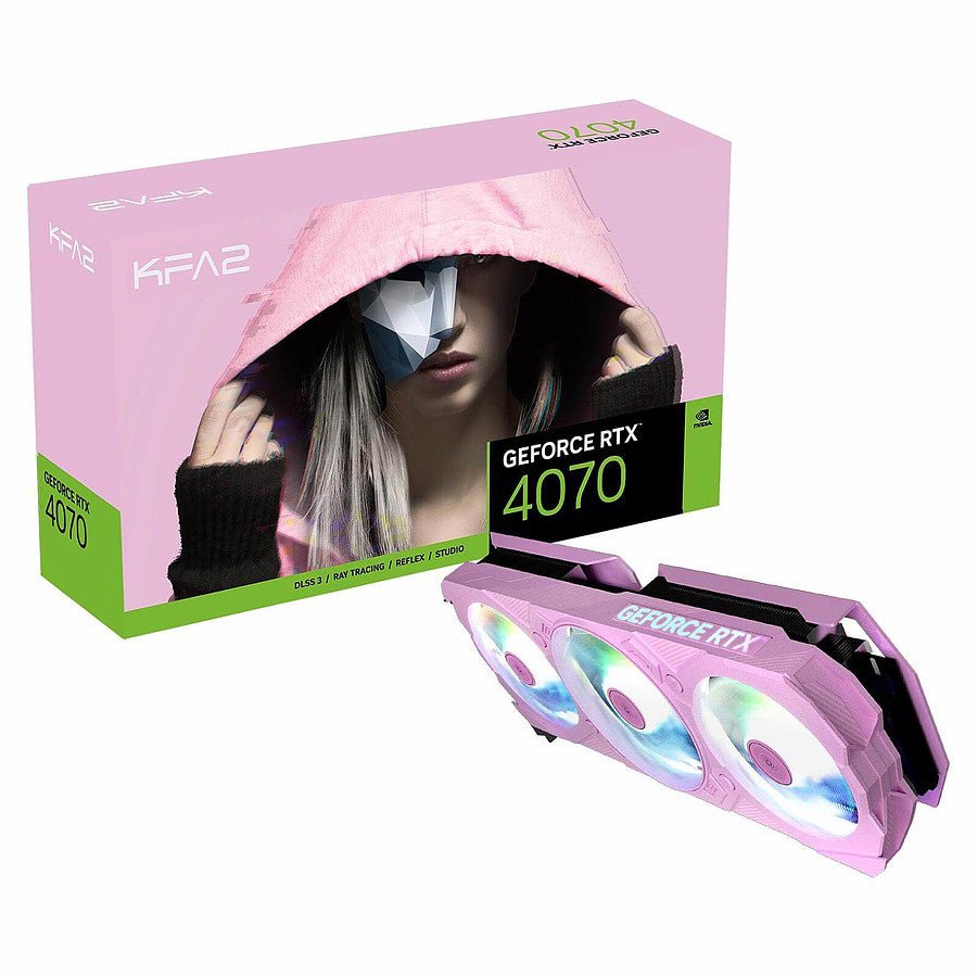 MN0006062585 KFA2 GeForce RTX 4070 EX Gamer Pink (1-Click OC) prix maroc- Smartmarket.ma