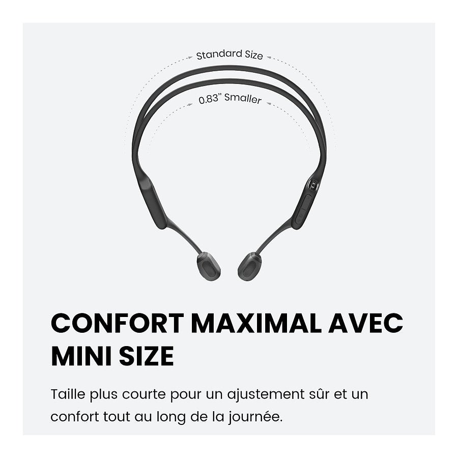 MN0006063679 Shokz OpenRun Pro Mini Noir - Casque sans fil prix maroc- Smartmarket.ma