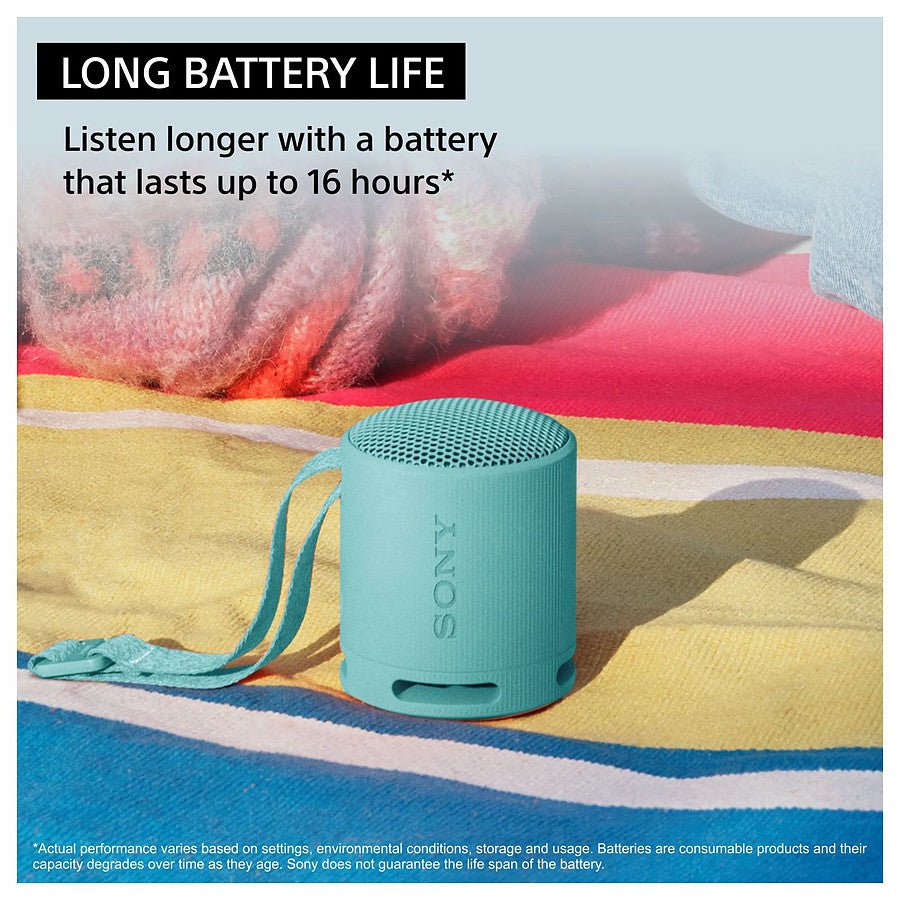MN0006067573 Sony SRS-XB100 Bleu - Enceinte portable prix maroc- Smartmarket.ma