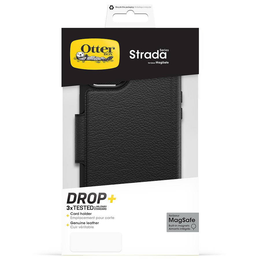 MN0006069300 Otterbox Coque Strada Series Folio MagSafe Noir - iPhone 15 Plus prix maroc- Smartmarket.ma