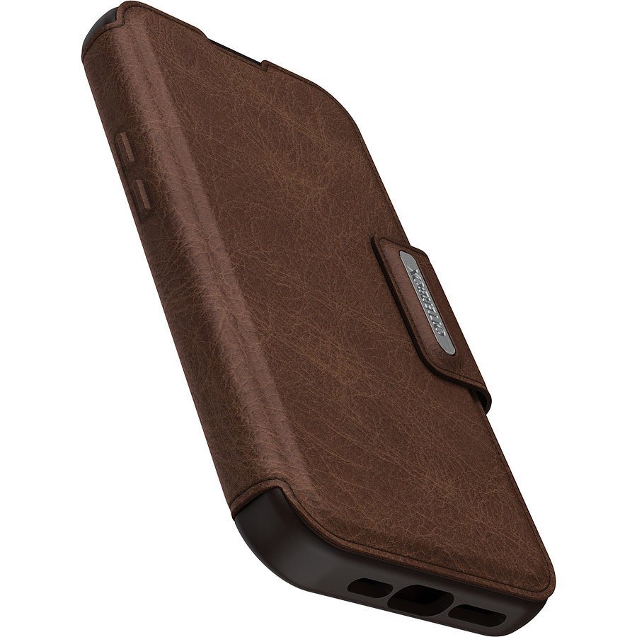 MN0006069301 Otterbox Coque Strada Series Folio MagSafe Marron - iPhone 15 Pro prix maroc- Smartmarket.ma