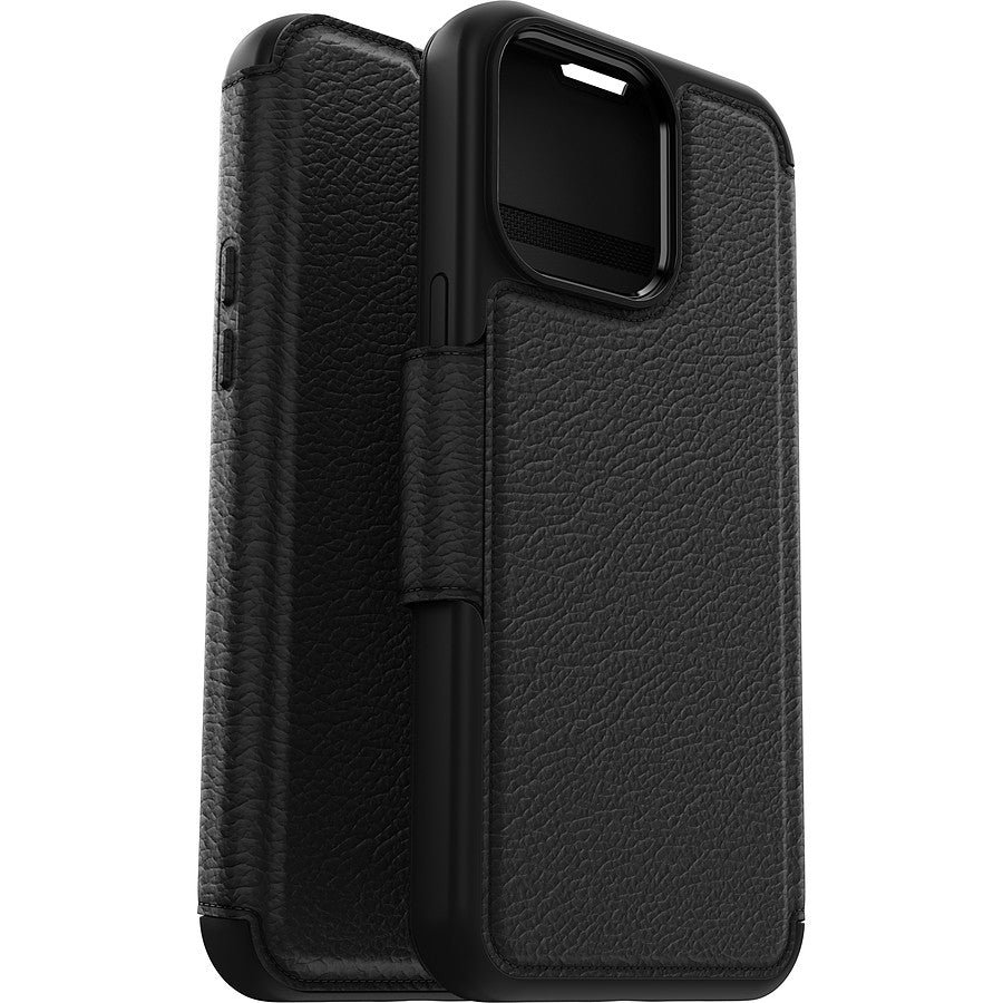 Otterbox Coque Strada Series Folio MagSafe Noir - iPhone 15 Pro Max prix maroc- Smartmarket.ma