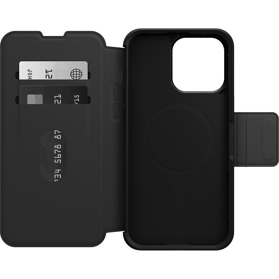 MN0006069322 Otterbox Coque Strada Series Folio MagSafe Noir - iPhone 15 Pro Max prix maroc- Smartmarket.ma