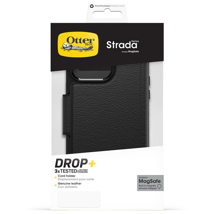MN0006069324 Otterbox Coque Strada Series Folio MagSafe Noir - iPhone 15 Pro Max prix maroc- Smartmarket.ma