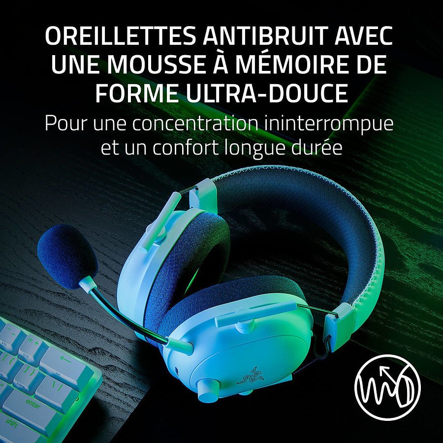 MN0006077532 Razer Blackshark V2 Pro 2023 - Blanc prix maroc- Smartmarket.ma