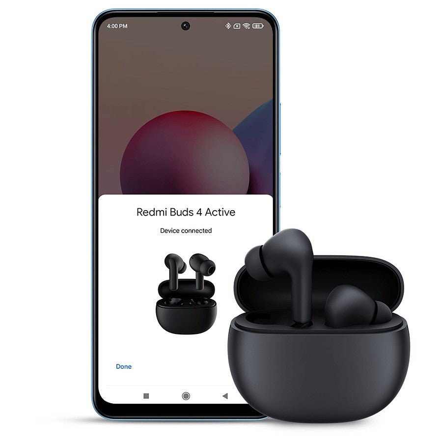 MN0006081831 Xiaomi Redmi Buds 4 Active - Noir prix maroc- Smartmarket.ma