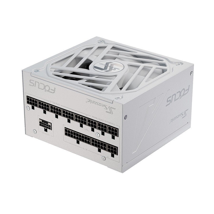 MN0006083598 Seasonic Focus GX-1000 ATX 3.0 White - Gold prix maroc- Smartmarket.ma