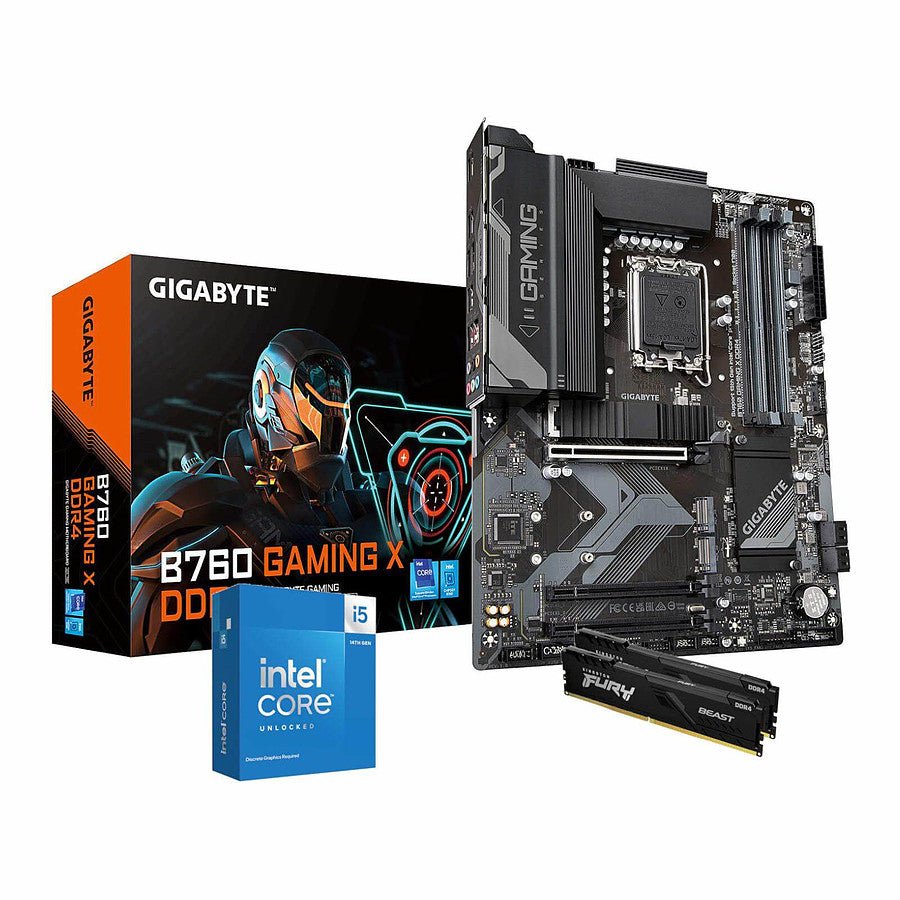 Intel Core i5-14600KF - Gigabyte B760 - RAM 32 Go DDR4 prix maroc- Smartmarket.ma