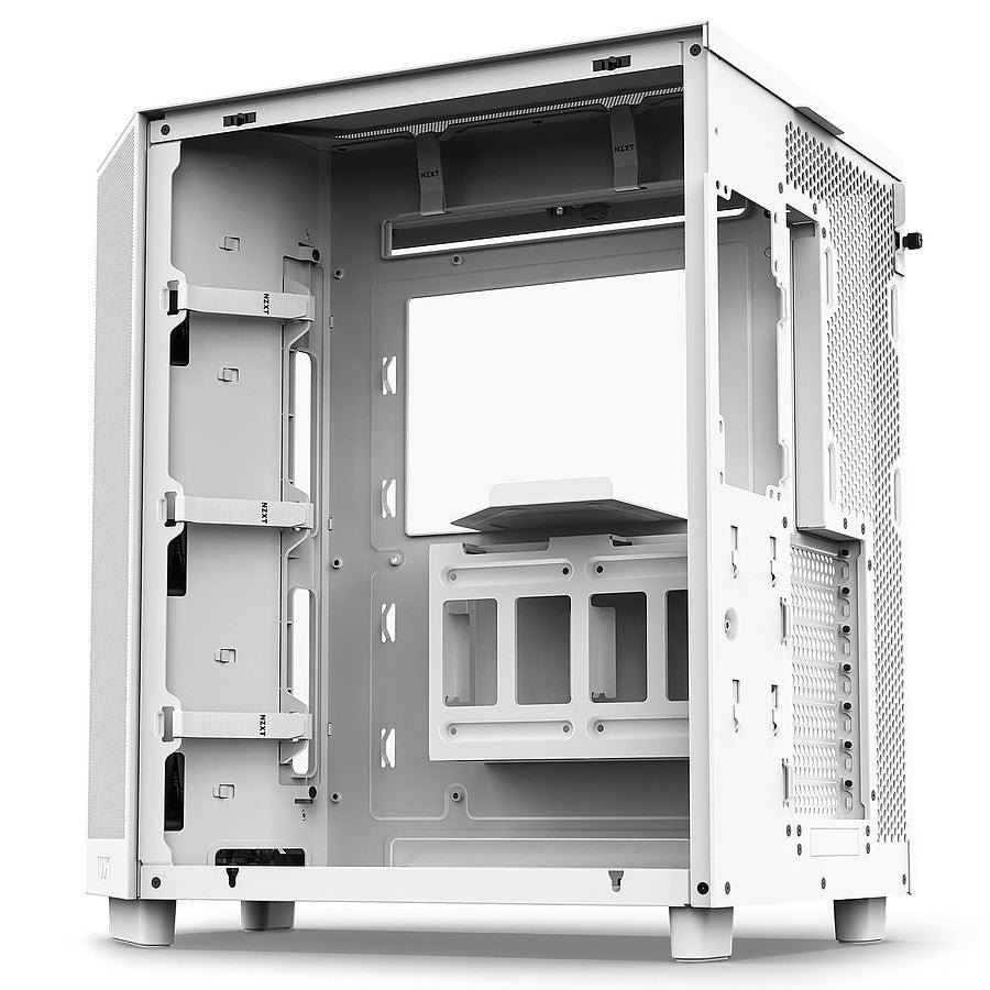 MN0006085950 NZXT H6 Flow - Blanc prix maroc- Smartmarket.ma