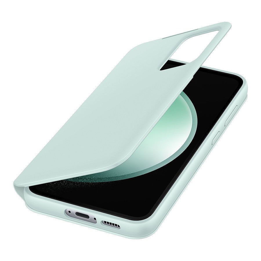 MN0006090172 Samsung Étui Smart View Vert d'eau avec porte-carte - Galaxy S23 FE prix maroc- Smartmarket.ma