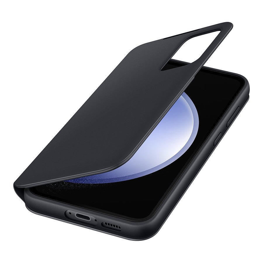 MN0006090177 Samsung Étui Smart View Noir avec porte-carte - Galaxy S23 FE prix maroc- Smartmarket.ma