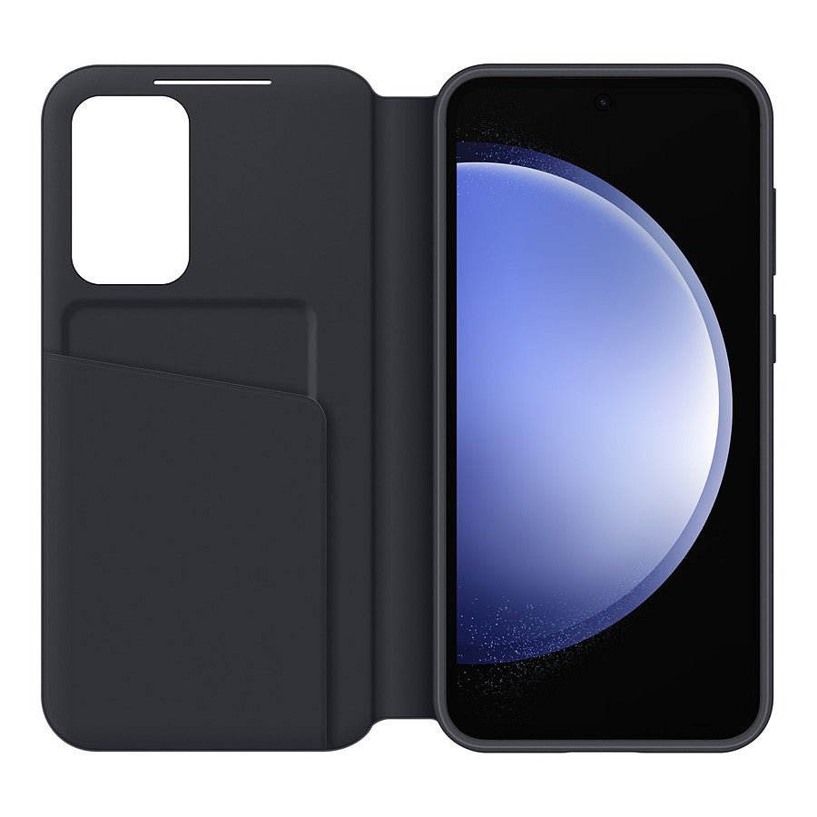 Samsung Étui Smart View Noir avec porte-carte - Galaxy S23 FE prix maroc- Smartmarket.ma