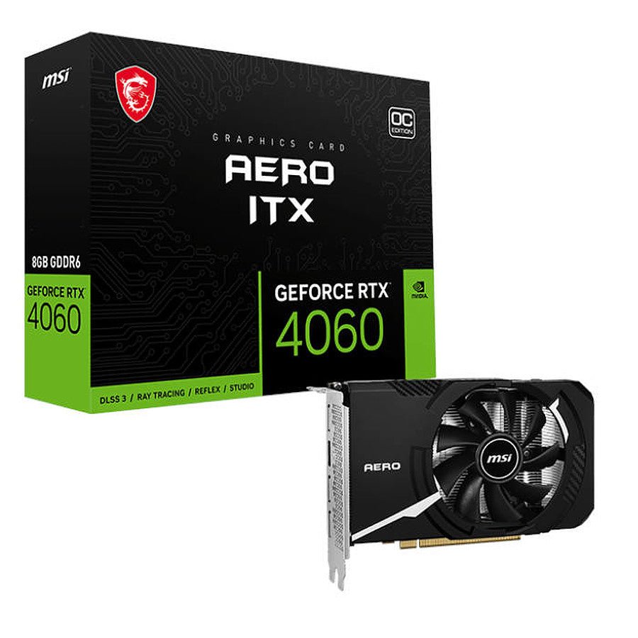 MN0006092674 MSI GeForce RTX 4060 AERO ITX 8G OC prix maroc- Smartmarket.ma