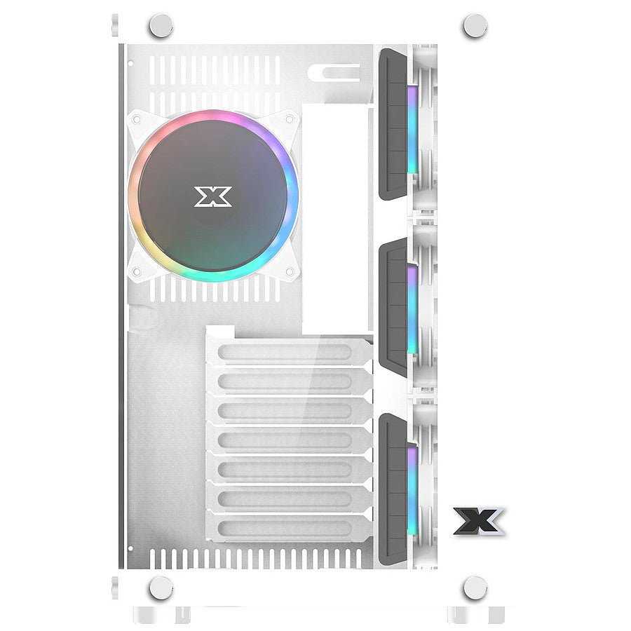 MN0006093460 Xigmatek Aquarius Plus ARGB - Blanc prix maroc- Smartmarket.ma