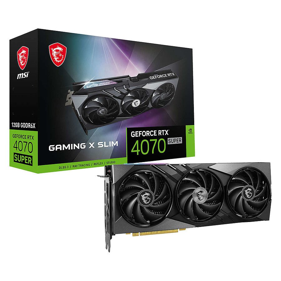 MN0006098400 MSI GeForce RTX 4070 SUPER GAMING X SLIM prix maroc- Smartmarket.ma