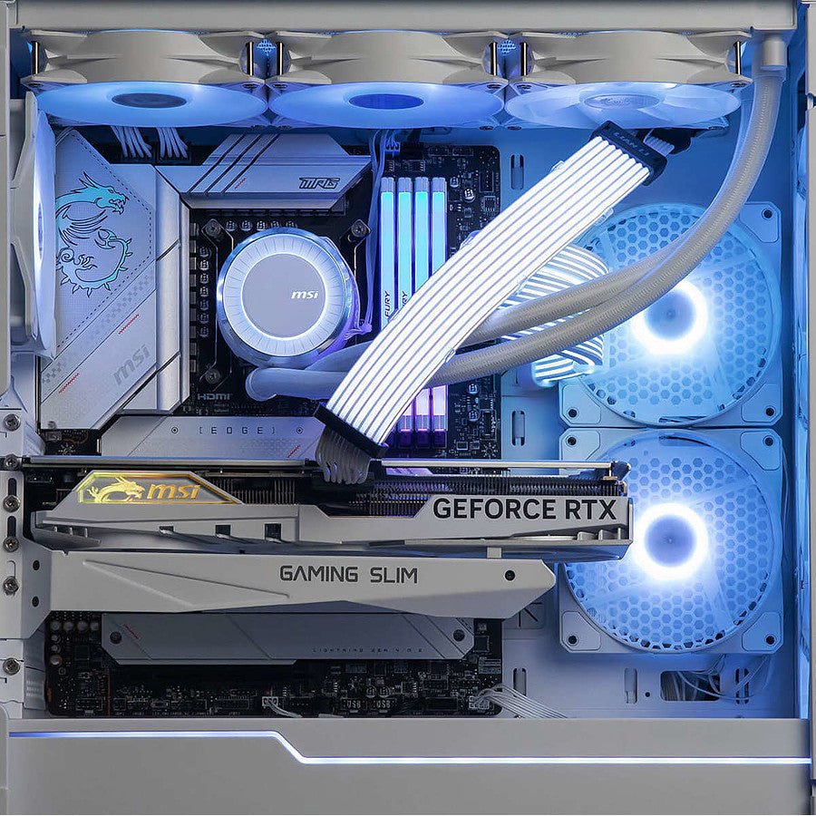 MN0006098414 MSI GeForce RTX 4070 SUPER GAMING X SLIM WHITE prix maroc- Smartmarket.ma