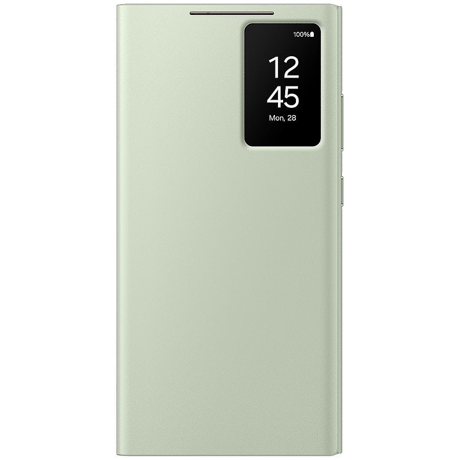 MN0006100825 Samsung Étui Smart View Vert avec porte-carte - Galaxy S24 Ultra prix maroc- Smartmarket.ma