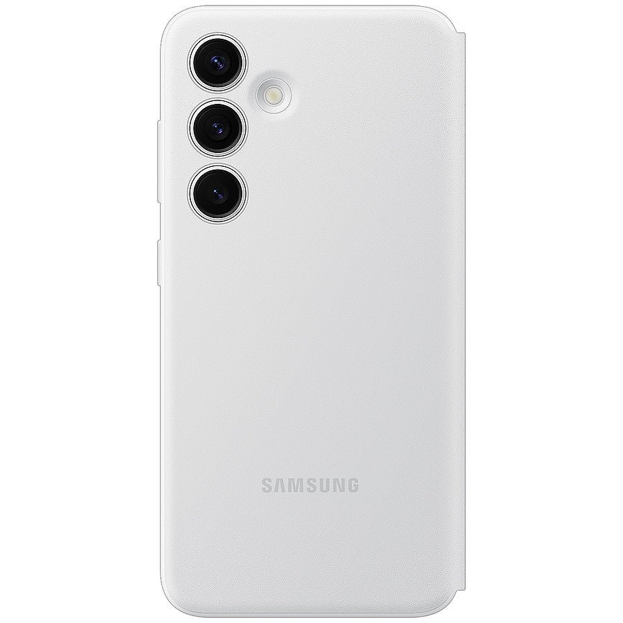Samsung Étui Smart View Blanc avec porte-carte - Galaxy S24 prix maroc- Smartmarket.ma