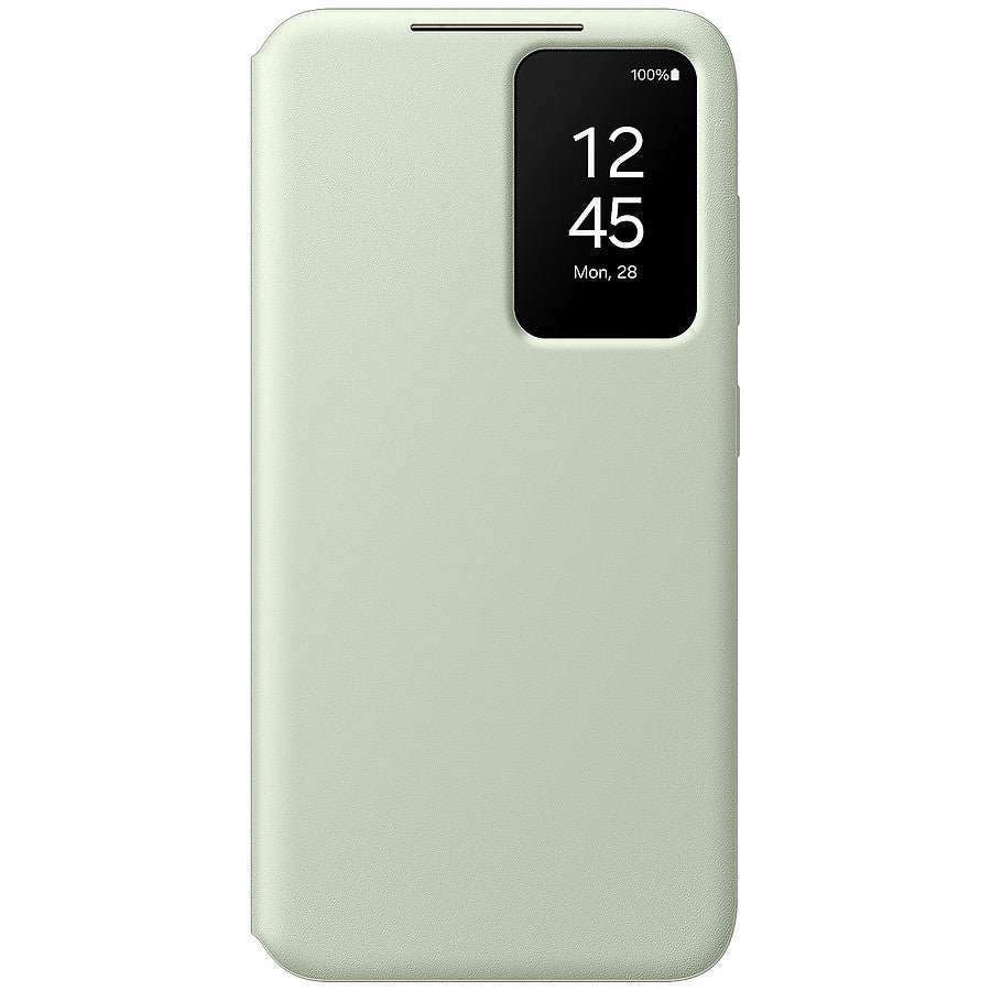 MN0006100892 Samsung Étui Smart View Vert avec porte-carte - Galaxy S24 prix maroc- Smartmarket.ma