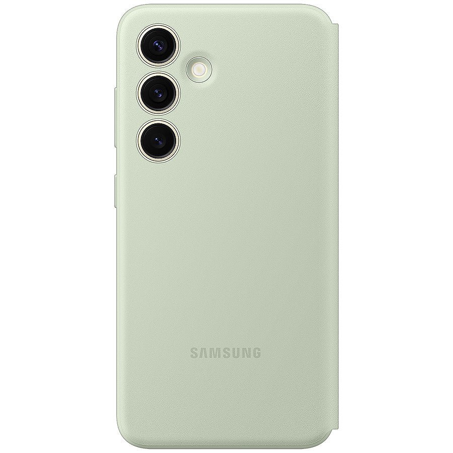 Samsung Étui Smart View Vert avec porte-carte - Galaxy S24 prix maroc- Smartmarket.ma
