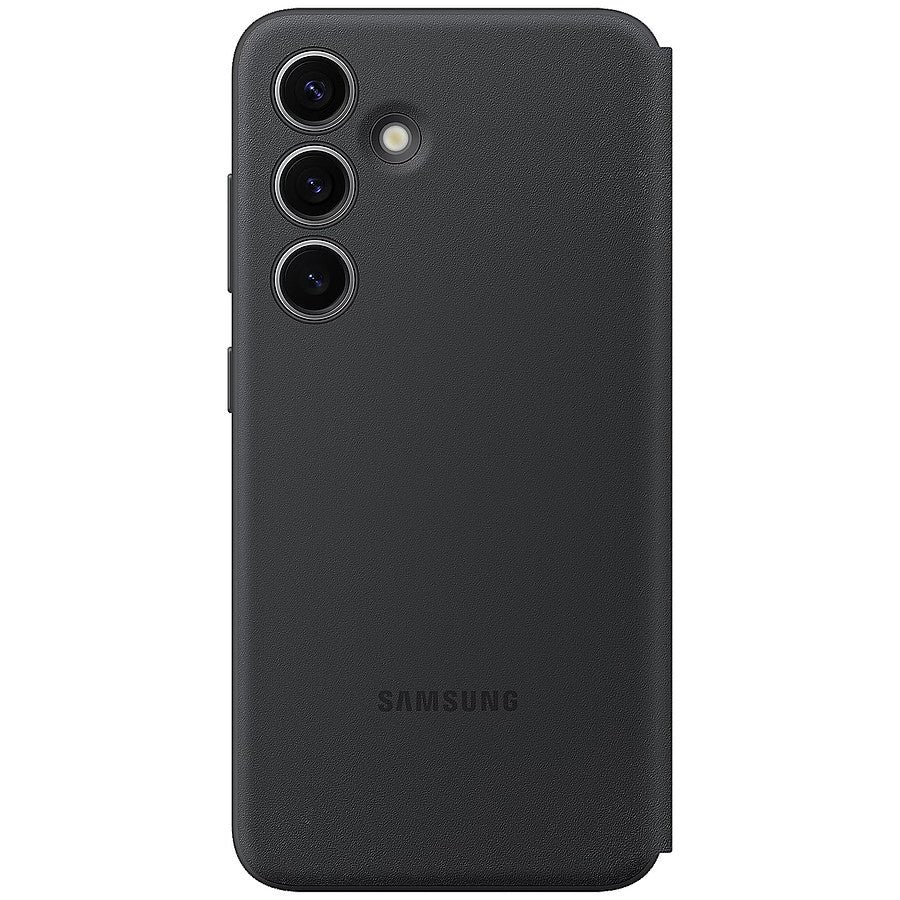 Samsung Étui Smart View Noir avec porte-carte - Galaxy S24 prix maroc- Smartmarket.ma