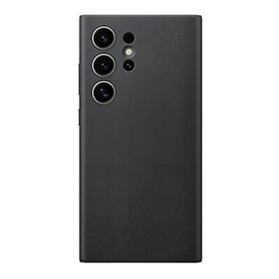 MN0006101099 Samsung Vegan Leather Case Noir Galaxy S24 Ultra prix maroc- Smartmarket.ma