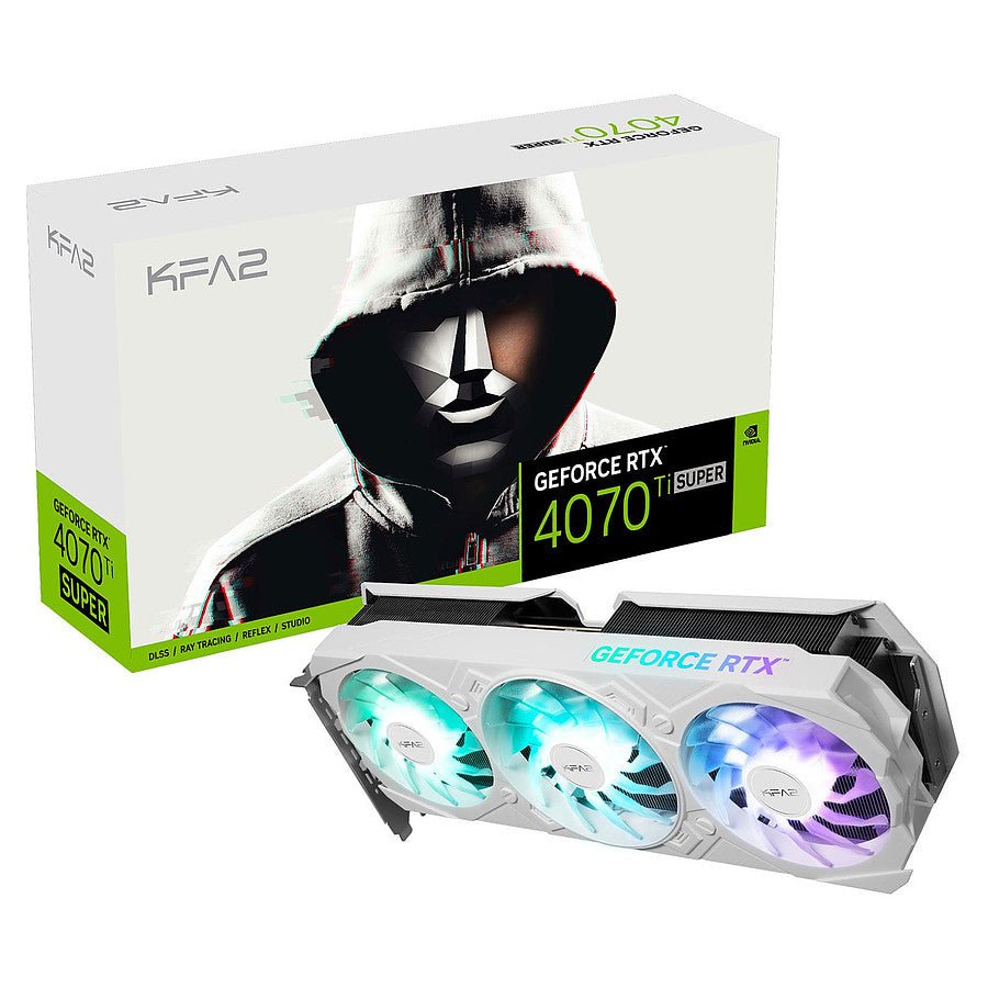 MN0006103312 KFA2 GeForce RTX 4070 Ti SUPER EX Gamer White (1-Click OC) prix maroc- Smartmarket.ma