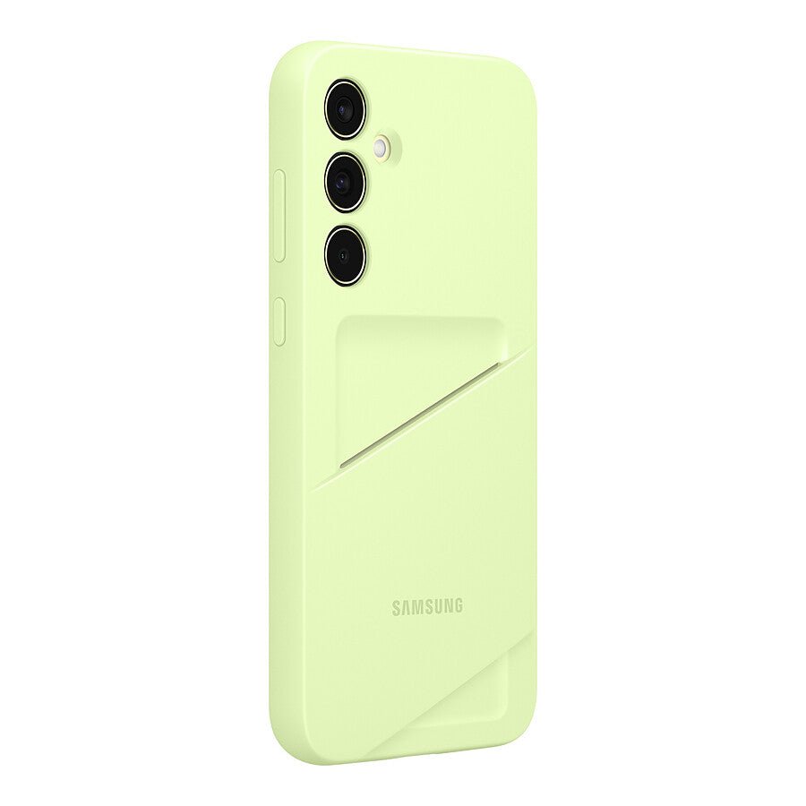 MN0006117105 Samsung Coque avec porte-carte Vert pour Galaxy A35 5G prix maroc- Smartmarket.ma