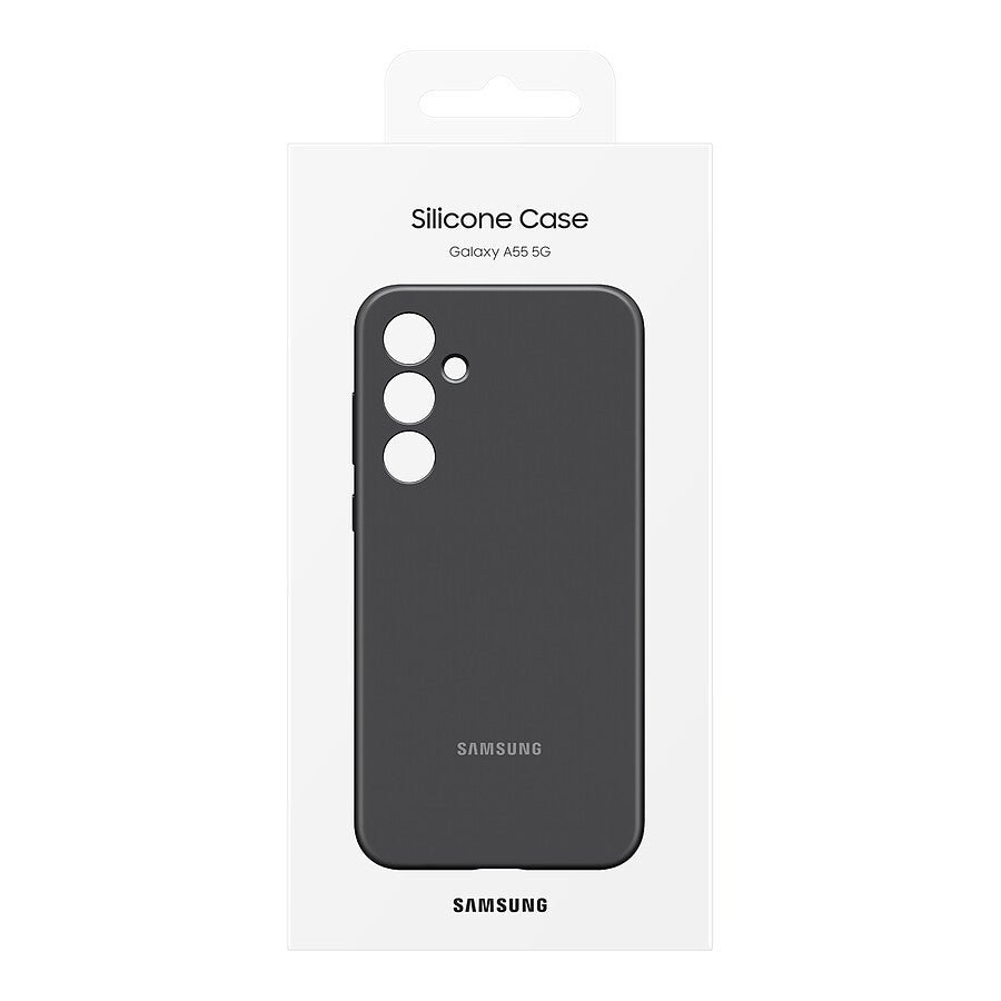 MN0006117157 Samsung Coque Silicone Noir Galaxy A55 5G prix maroc- Smartmarket.ma