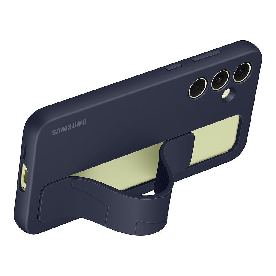 Samsung Coque silicone avec Lanière (Bleu) - Samsung Galaxy A55 5G prix maroc- Smartmarket.ma
