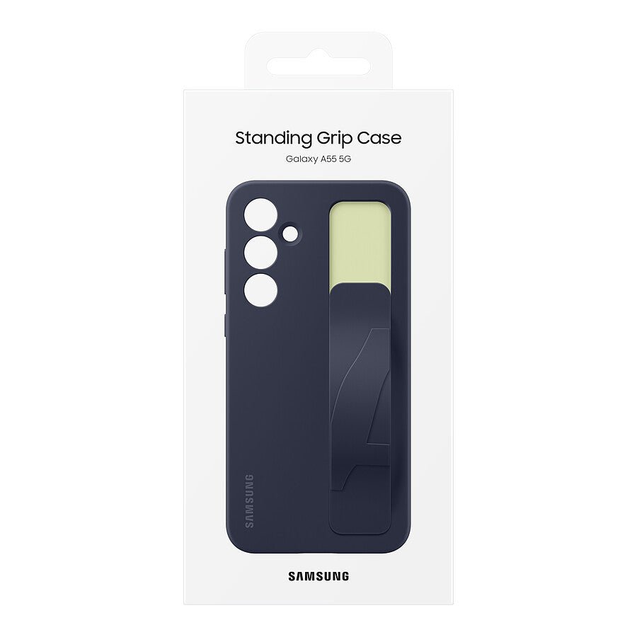 Samsung Coque silicone avec Lanière (Bleu) - Samsung Galaxy A55 5G prix maroc- Smartmarket.ma